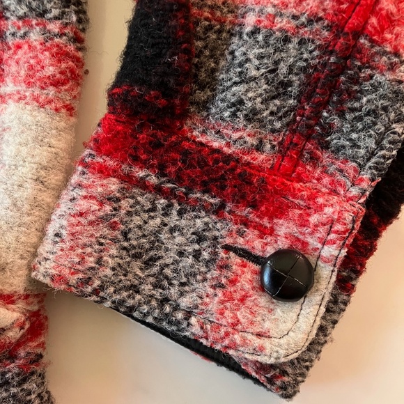 Isabel Marant Lightweight Plaid Wool Jacket 42 8 10 12 Large - Picture 4 of 7